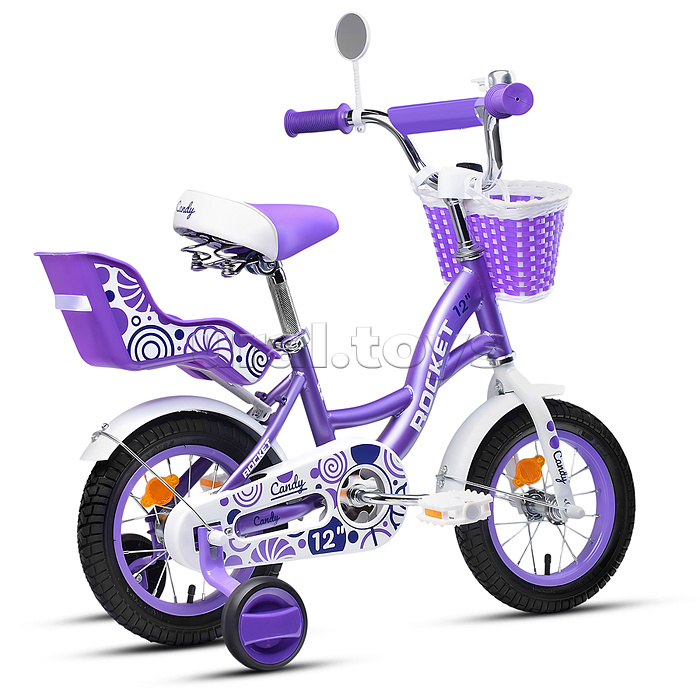 Велосипед 12" Rocket Candy, цвет фиолетовый