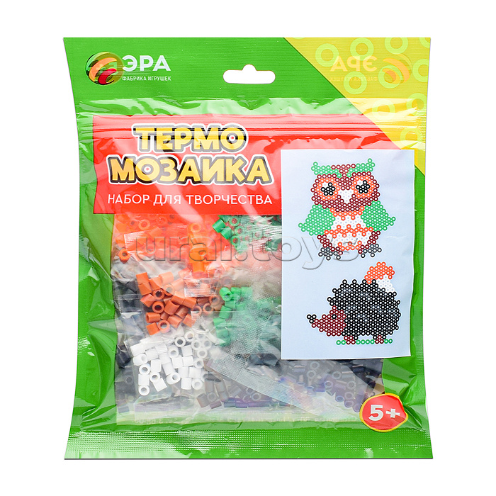 Игра "Термомозаика" тип 21 исп. 2 "Сова и ёжик"