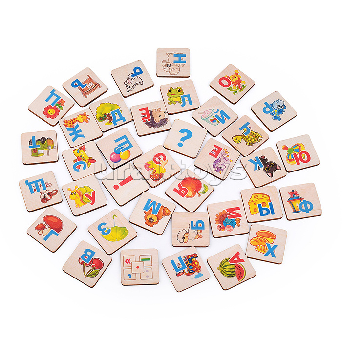 Лото обучающее "Азбука" дер.