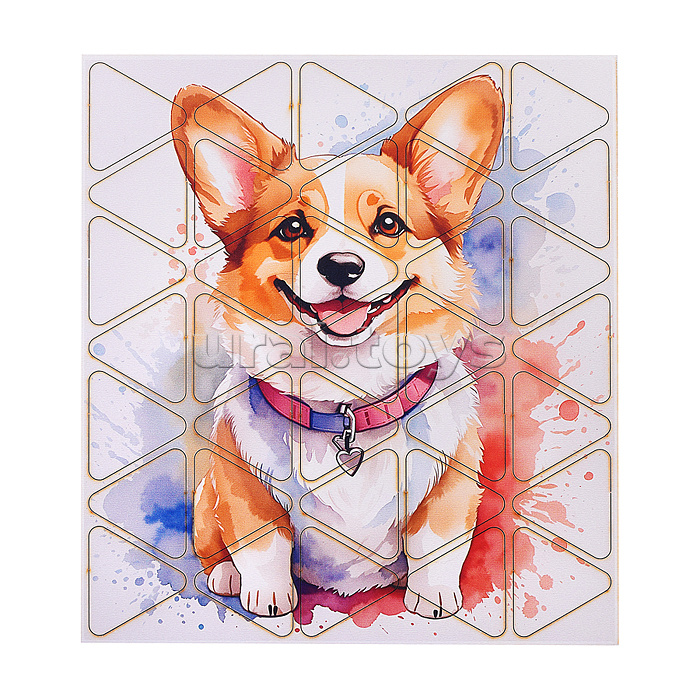 Пазл 35 "Корги" (Древесный материал хдф)