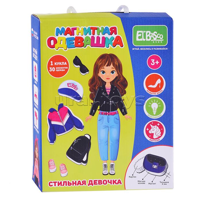 Магнитная игра-одевашка "Стильная девочка" Магнитная игра-одевашка "Стильная девочка"