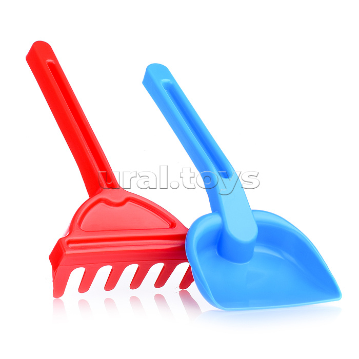 Песочный набор 2пр.(совок, грабли)