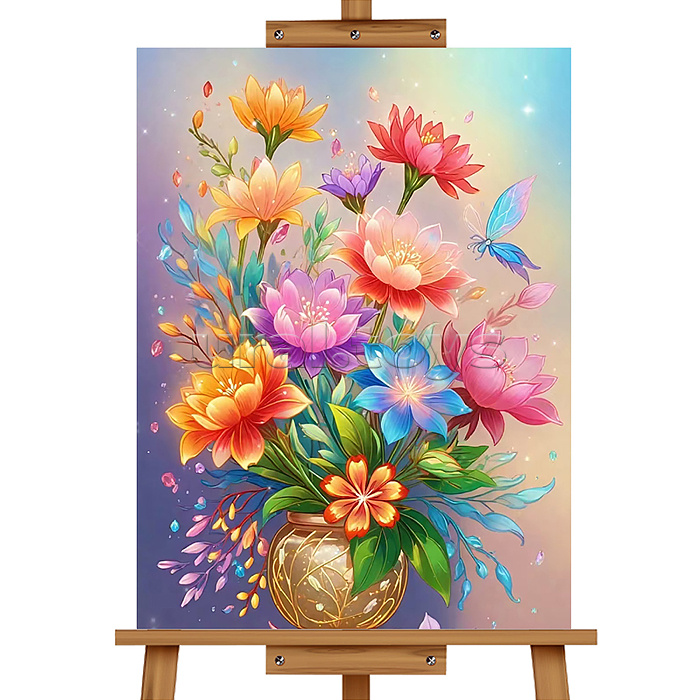 Мозаика алмазная "Цветы" 30*40см