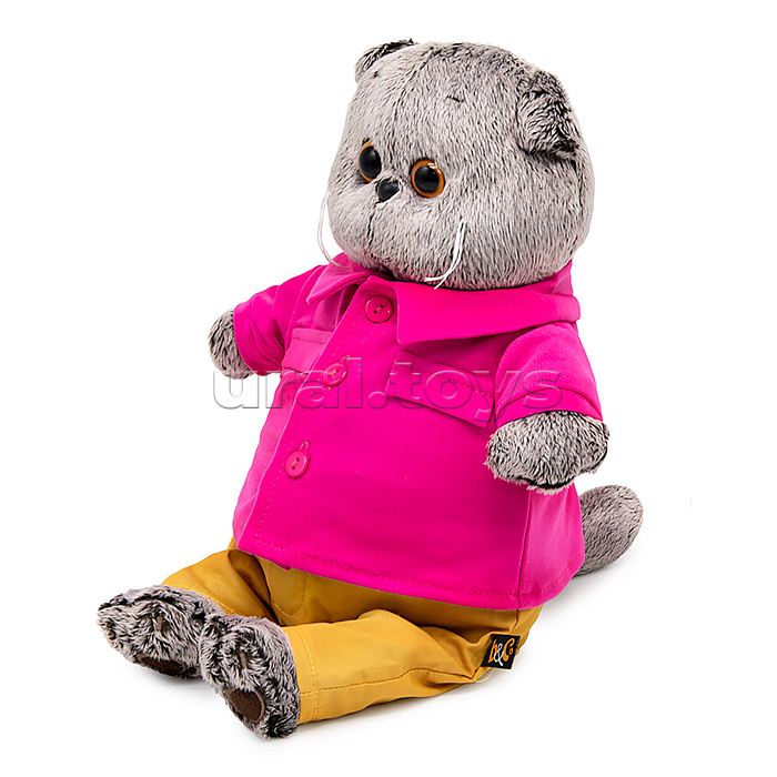 Кот Басик в яркой курточке