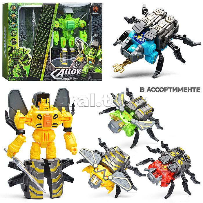 Робот трансформирующийся в насекомое, в коробке