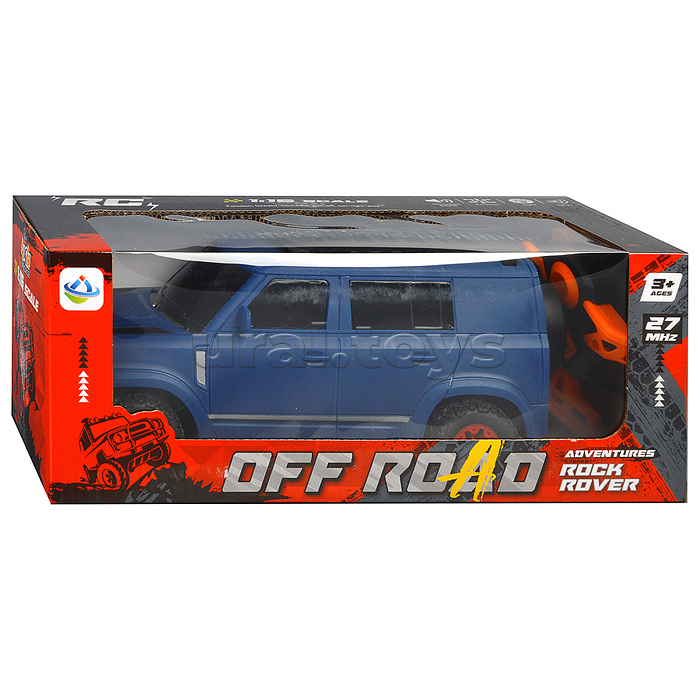 Машина "Внедорожник" р/у, 27 MHz, в коробке