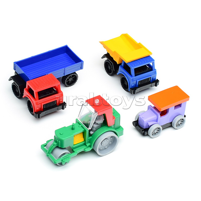 Набор Каток, самосвал, полуприцеп,фаэтон