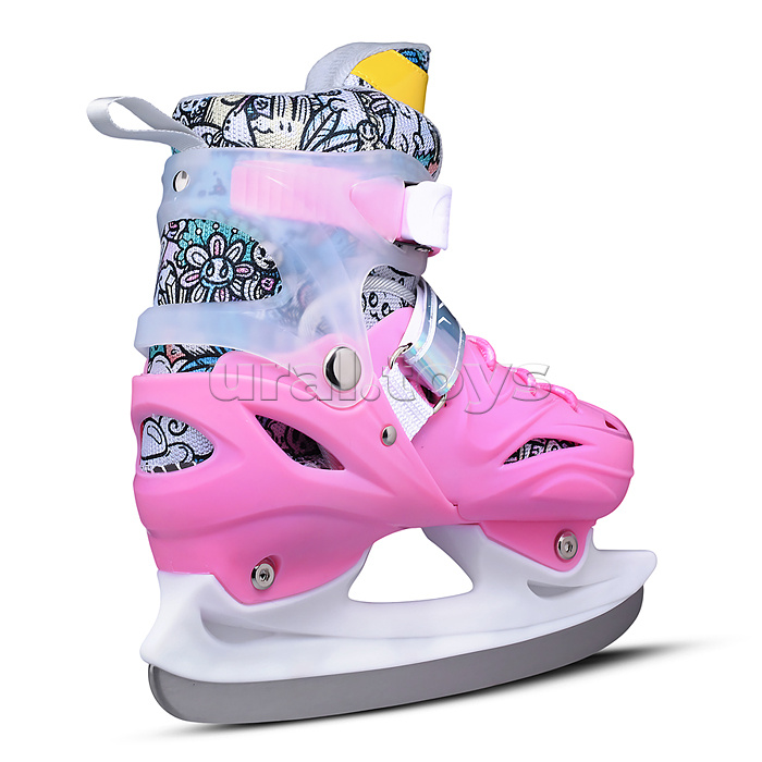 Коньки (размер M35-38) розовые, в сумке