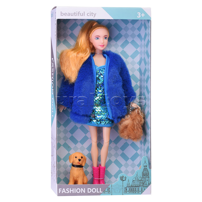 Кукла "Fashion doll" с аксессуарами, в коробке