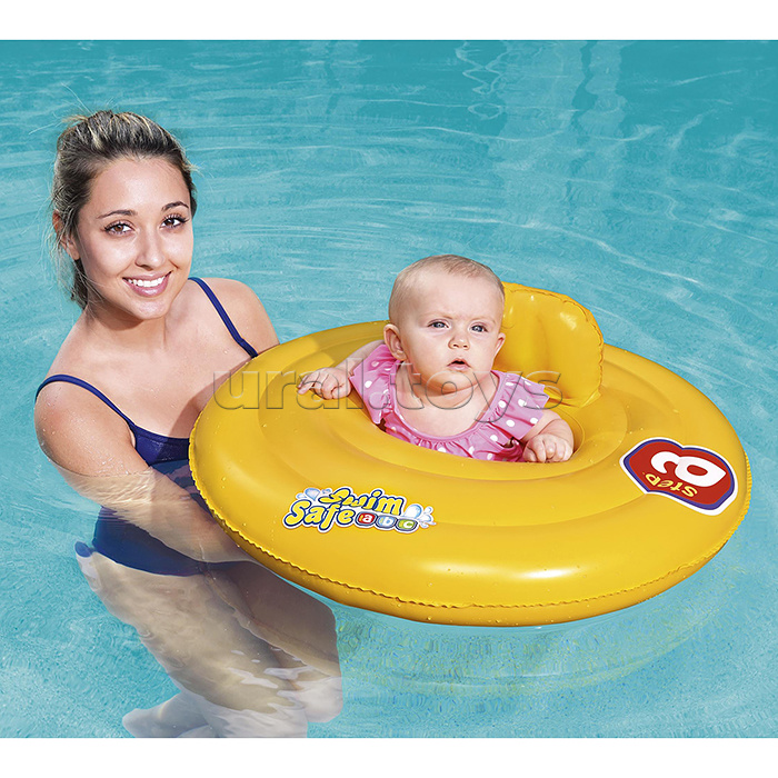 Плотик для плавания Swim Safe, ступень «A», до 12 месяцев, 69 см, 32050 Bestway