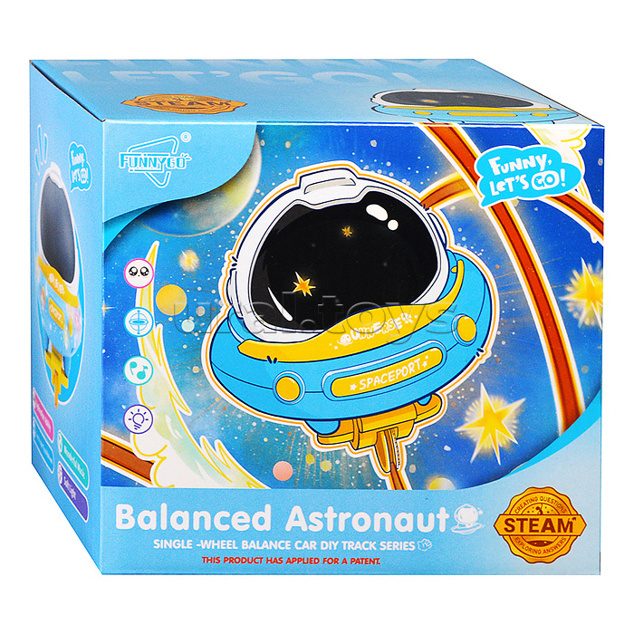 Интерактивная игрушка "Космонавт" на батарейках, в коробке