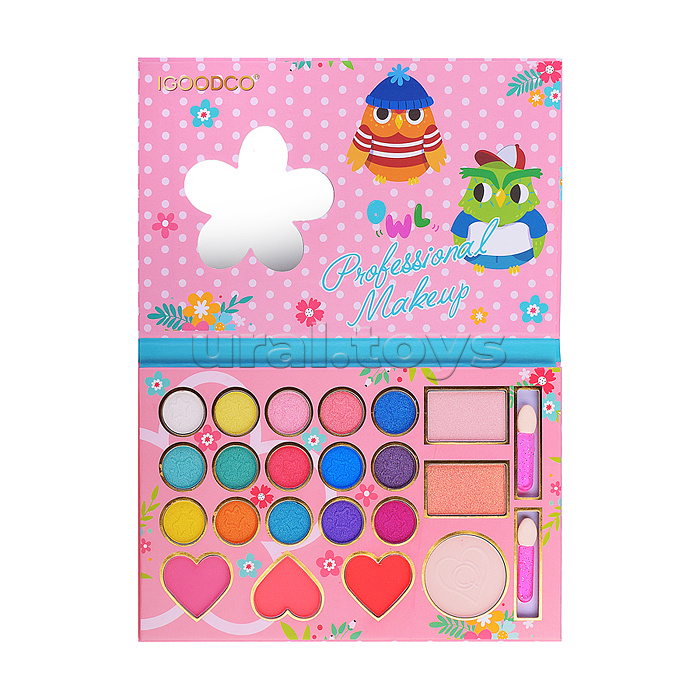 Косметика детская "Сердечко" (палетка теней)