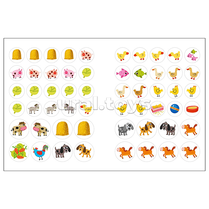 Наклейки для малышей. Мамы и малыши