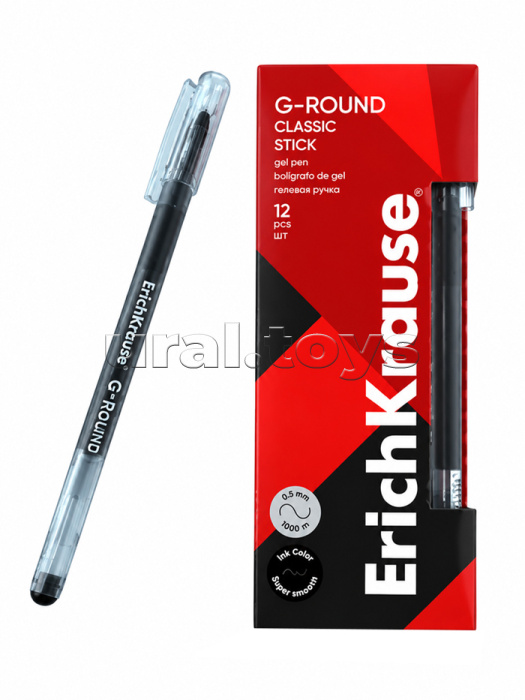 Ручка гелевая G-Round Stick Classic 0.5, цвет чернил черный
