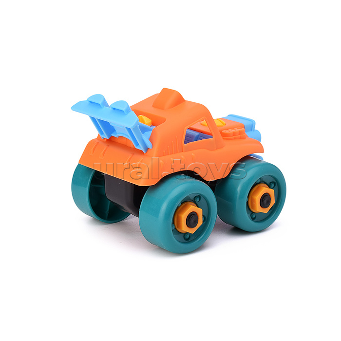 Конструктор пластмассовый "Набор машинок" в пакете