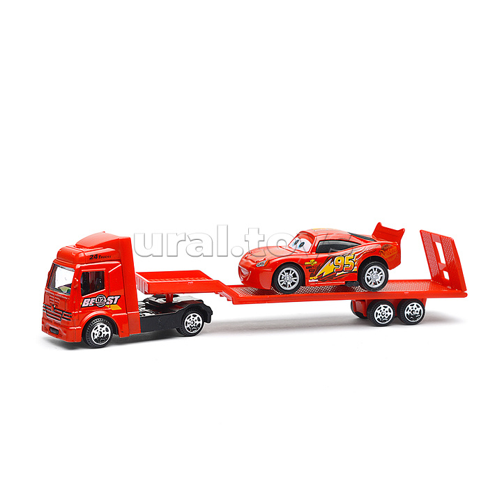 Набор металл. тачки автоперевозчик "Свободный ход"