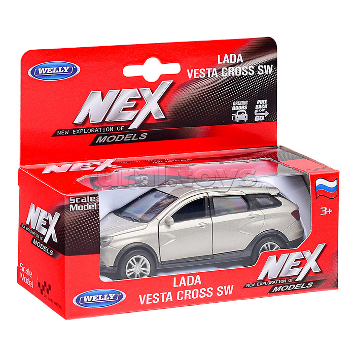 Машинка 1:38, в асс., набор 23RUS