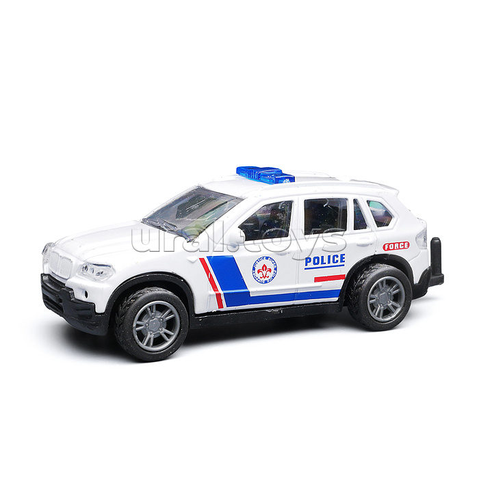 Машина "Городская служба полиции" металл, в коробке