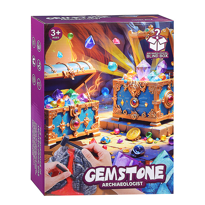 Раскопки "Поиски сокровищь" в коробке