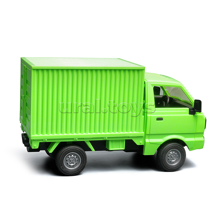 Машина "Фургон" р/у, 27 MHz, со спреем, с аккум., в коробке