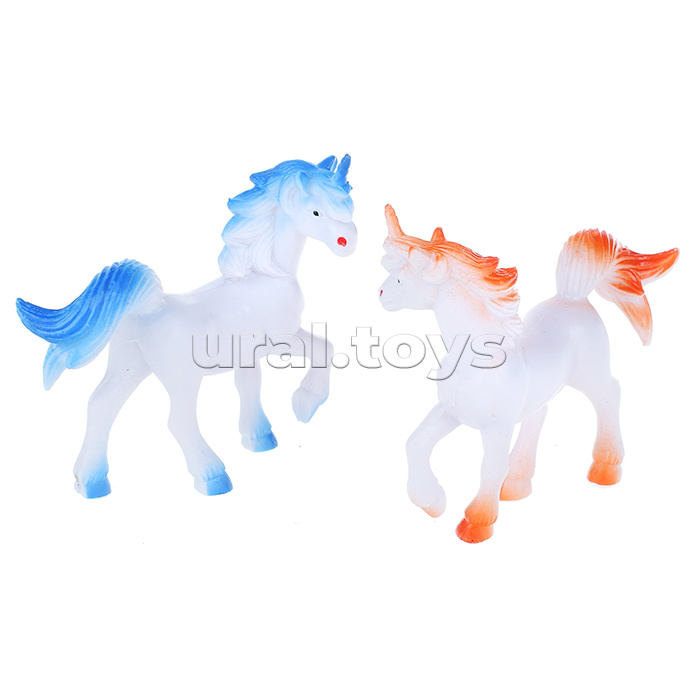 Набор животных "Единорог" 4шт. в пакете
