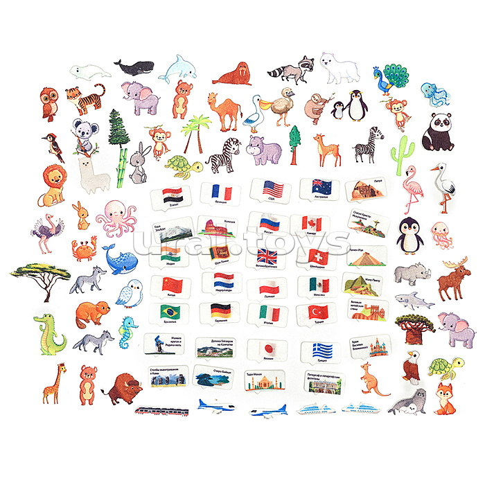 Панно "Карта Мира"