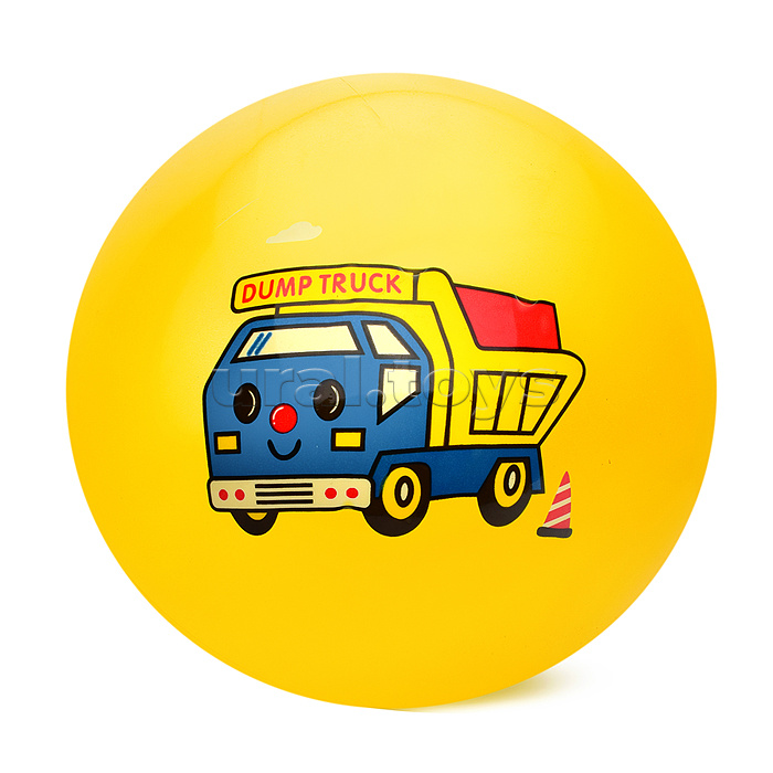 Мяч надувной PVC "Важный транспорт" 22,5 см., 60 гр. (цвет микс)