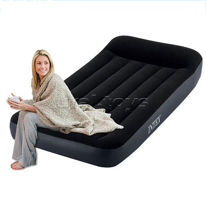 Матрас надувной Pillow Rest Classic Fiber-Tech, 99 х 191 х 25 см, 64141 INTEX