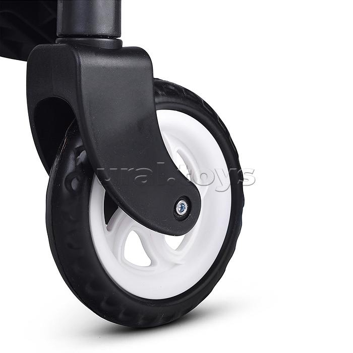 Коляская кукольная металлическая, с корзиной, цвет серо-зеленый