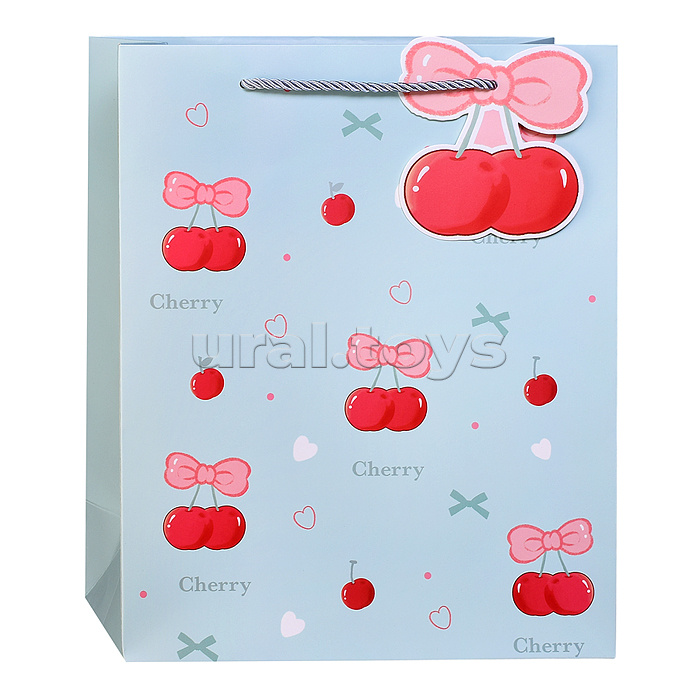 Пакет подарочный "Вишенка" 32*26*12см.