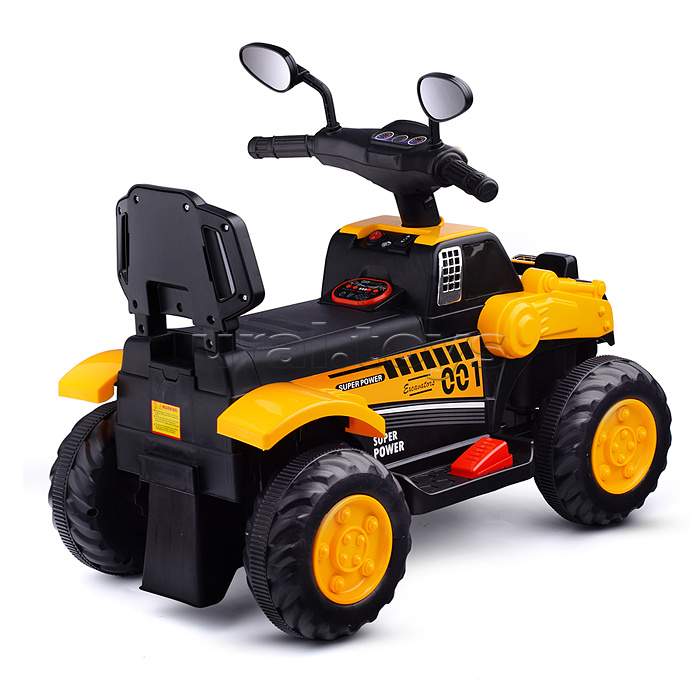 Электромобиль "Cross" на аккумуляторе, в коробке (желтый)