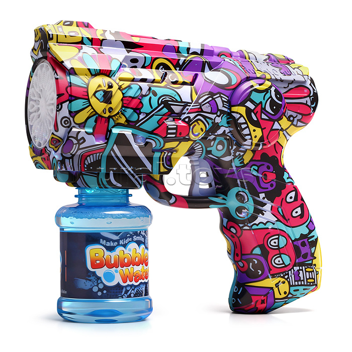 Бластер для мыльных пузырей YD6701A "Граффити пузырь" в коробке