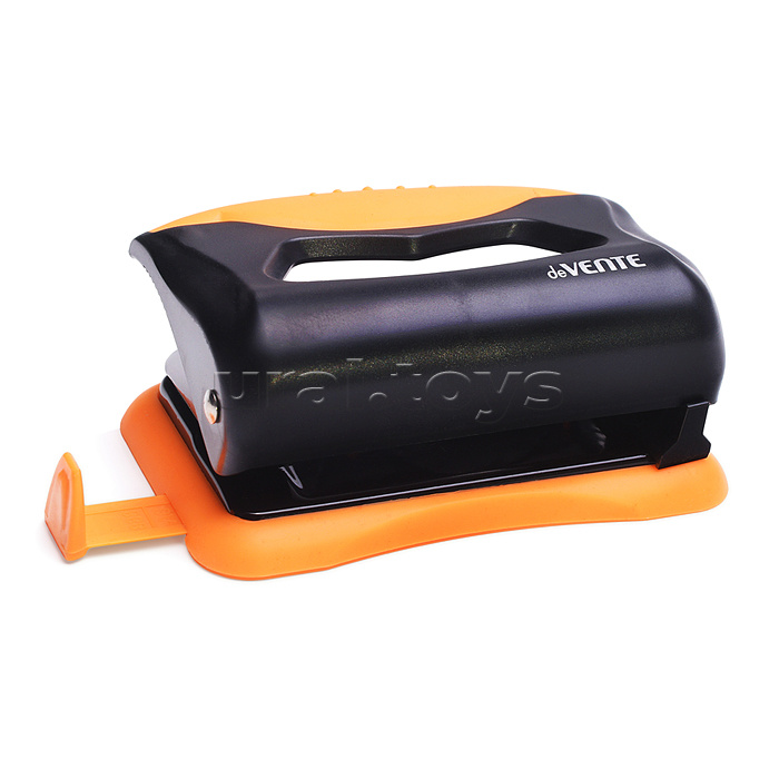 Дырокол "MonoChrome" (10 листов) пластиковый с каучуковой вставкой, с линейкой, Дырокол "MonoChrome" (10 листов) пластиковый с каучуковой вставкой, с линейкой,