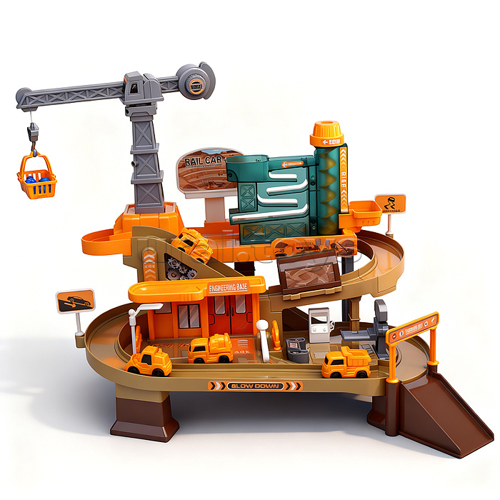 Парковка "Спец паркинг" (свет, звук) в коробке