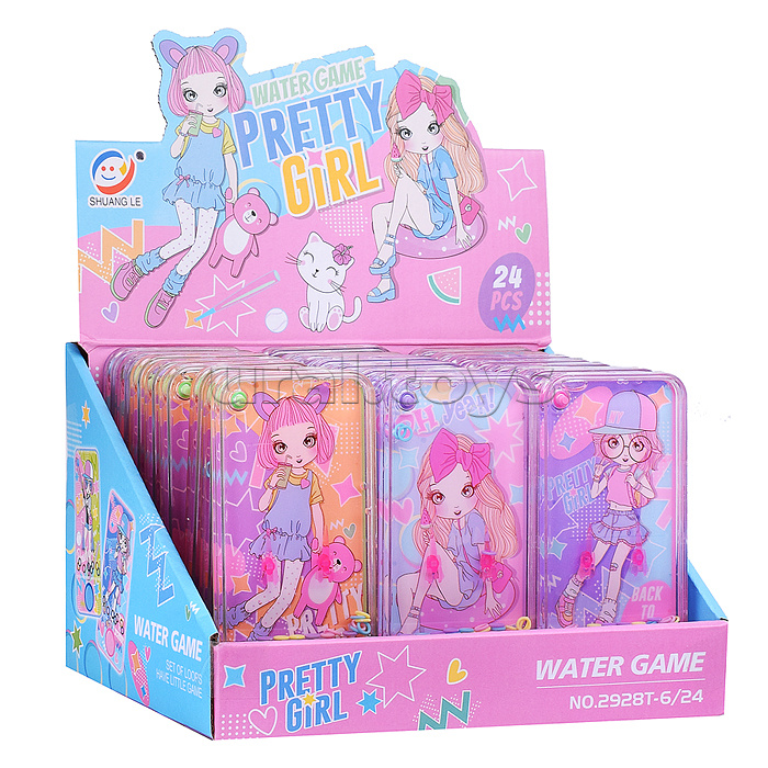 Водная игра "Стильная девченка" в коробке