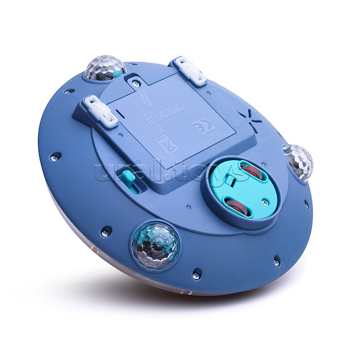 Летающая тарелка на батарейках, в коробке