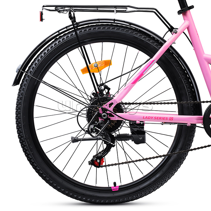 Велосипед 26" Rocket lady Steel 26, цвет розовый, размер 17"