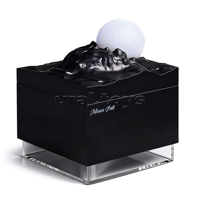 Светильник-увлажнитель "Луна" цвет чёрный, в коробке