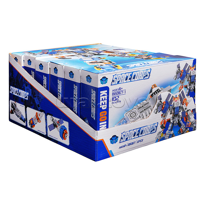 Конструктор "Космический воин" (644 дет.) в коробке