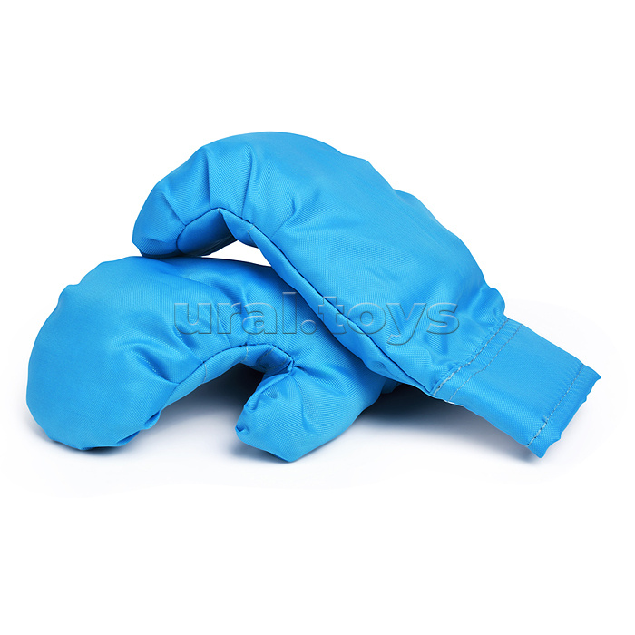 Набор детский игровой (перчатки, груша 50 см.) Оксфорд (голубой)