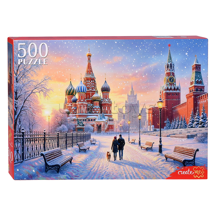 Пазлы 500 "Зимняя Москва"