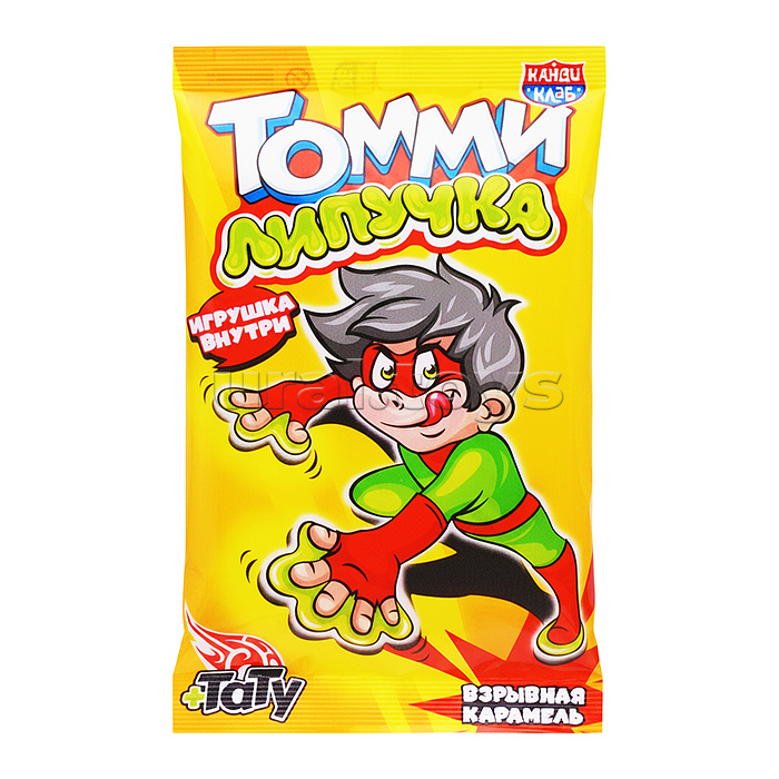 Взрывная карамель с татуировкой "Томми-липучка" 1гр*30шт