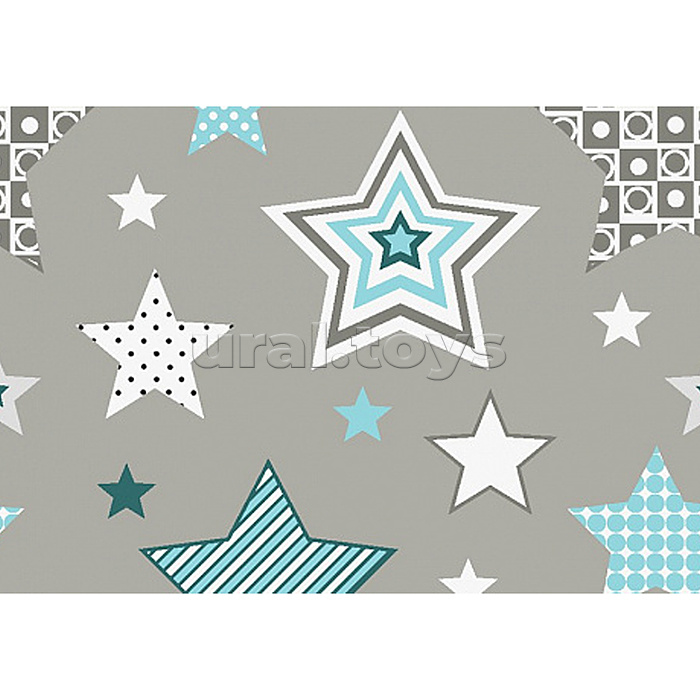 Ковер "Звезды" дет. 1х1,5 прямоугольный TPR (прорезиненный)