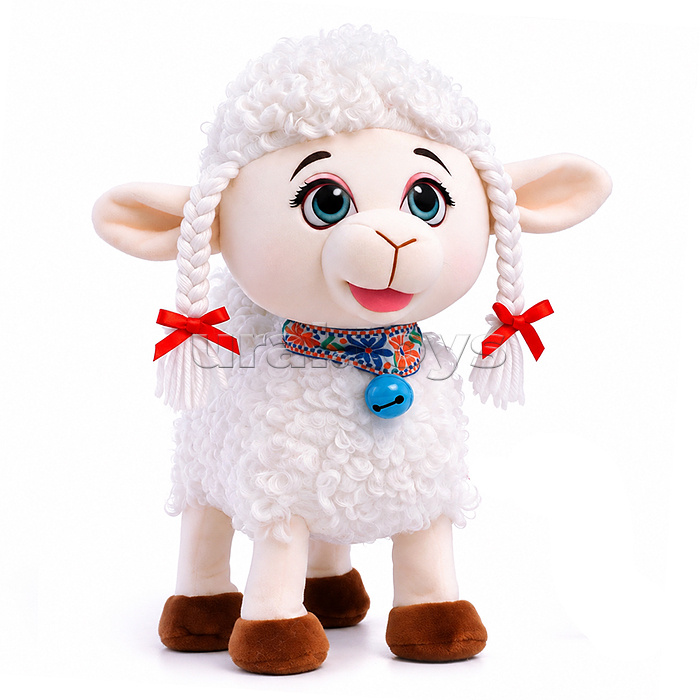 Мягкая игрушка "Овечка" интерактивная, в коробке