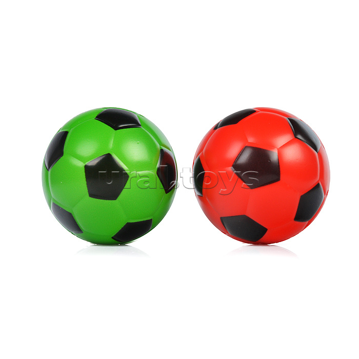 Футбольный мячик 6,3 см., 40 гр. (цвет микс)