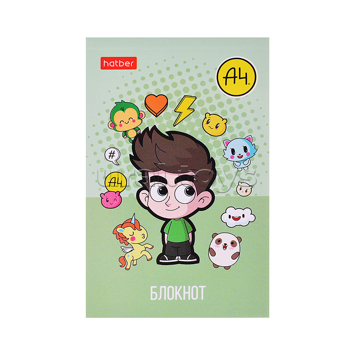 Блокнот А7 48л клетка "Влад А4" в Дисплее  52 шт