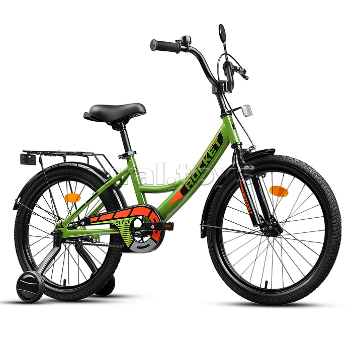 Велосипед 20" Rocket Sly, цвет зеленый