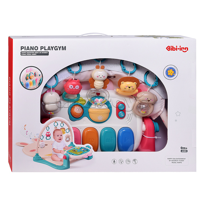 Коврик развивающий "Зайчик" в коробке