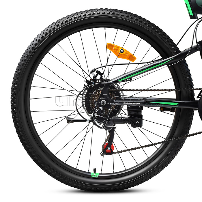 Велосипед 26" Rocket Azkar, цвет зеленый, размер 18"