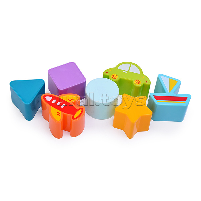 Сортер-металлофон "Лошадка" (цвет желтый) в коробке